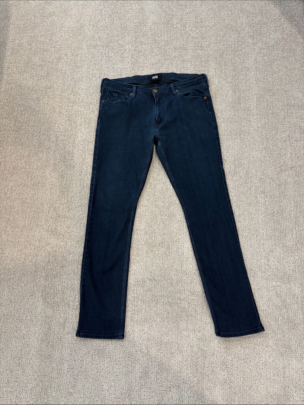 PAIGE Men’s Indigo Slim Straight Jeans